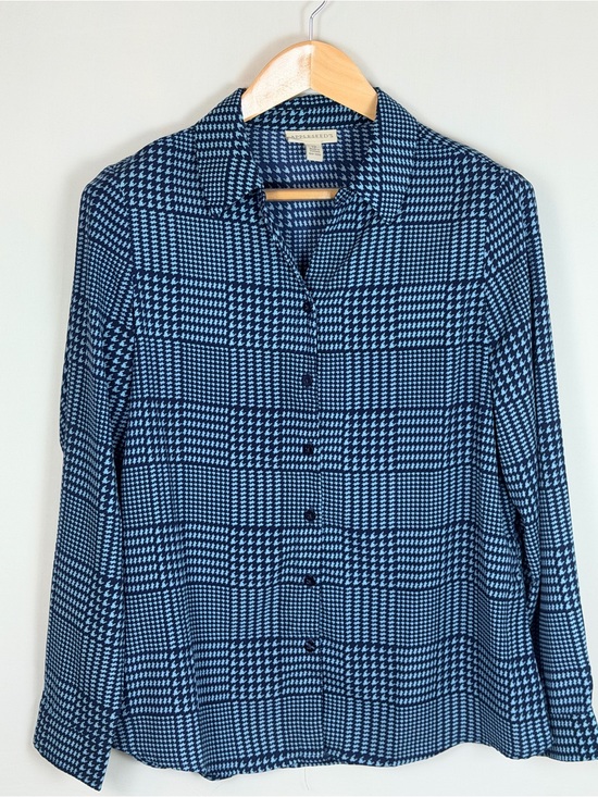 Appleseed's Tops - Appleseed's Blue Plaid Button-Up Blouse